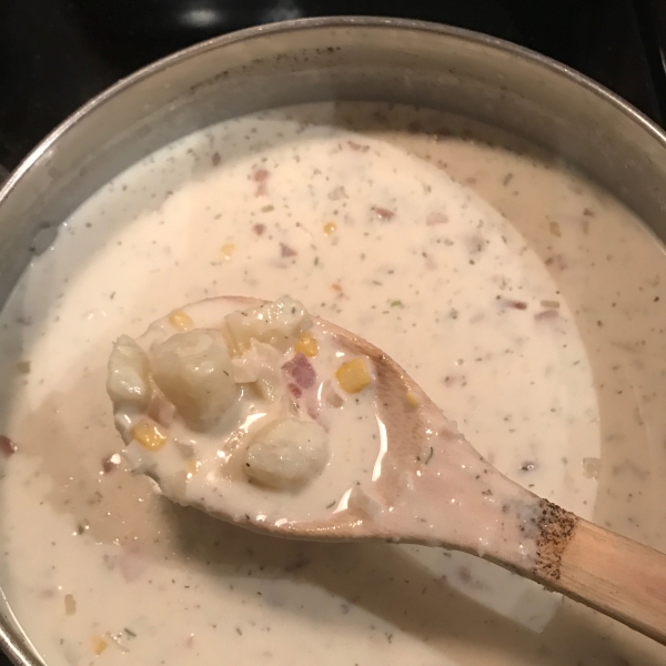 Potato Bacon Corn Chowder