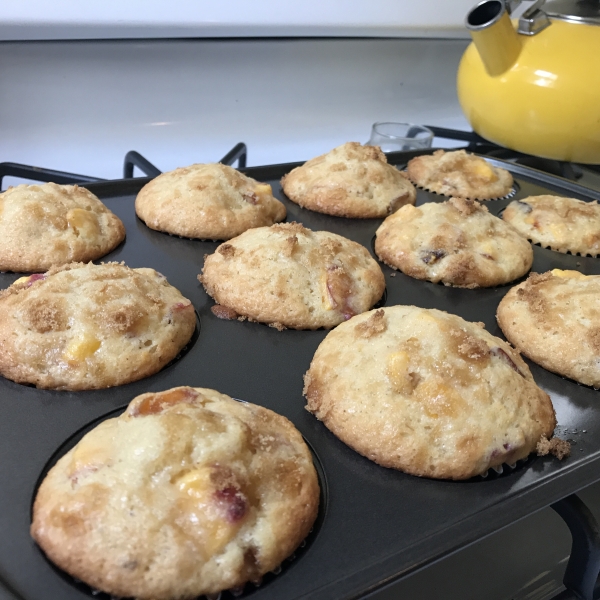 Beth's Peach-Nectarine Muffins