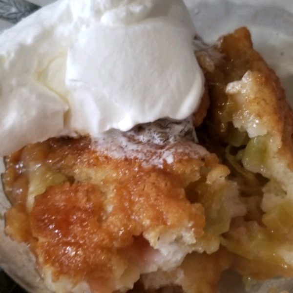 Auntie Emily's Rhubarb Pudding
