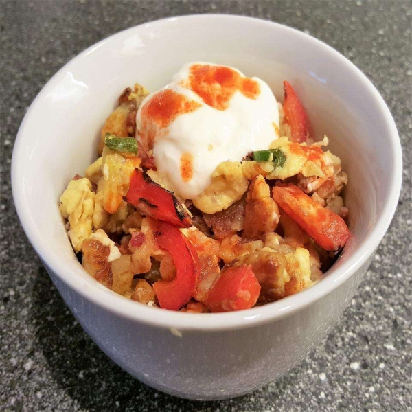 Spicy Skillet Breakfast Scramble