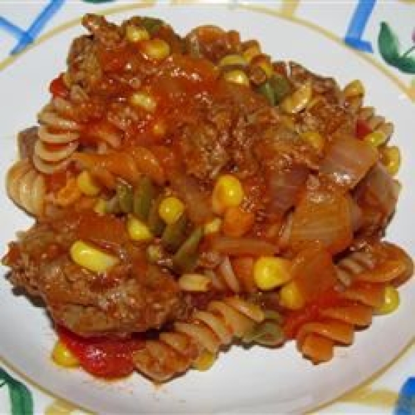 BBQ Chili Pasta