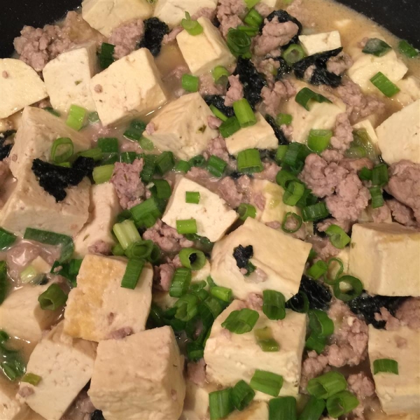 Tofu with Pork and Miso