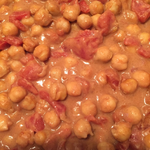 Peanut-Ginger Chickpea Curry