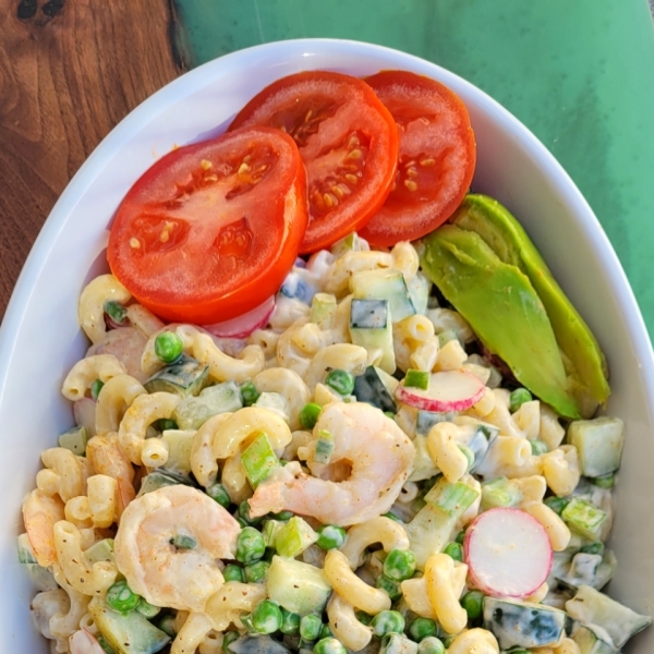 Grandma's Macaroni Shrimp Salad