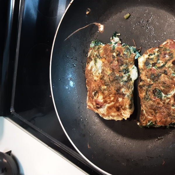 Spinach Mushroom Omelet