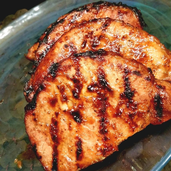 Southern Sweet Grilled Pork Chops