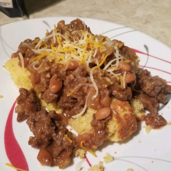 Cowboy Casserole with Biscuits
