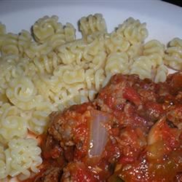 Pasta with Hot Sausage Sauce