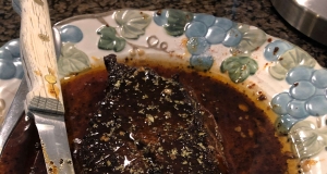 Flat Iron Steak with Balsamic Reduction