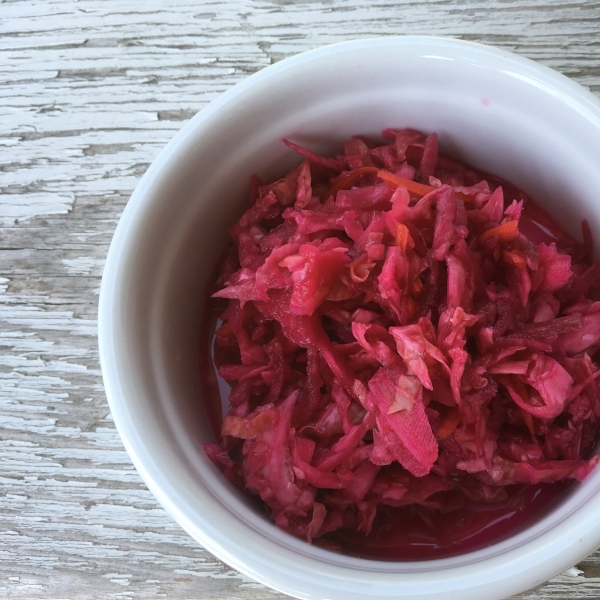 Russian Cabbage and Beet Salad
