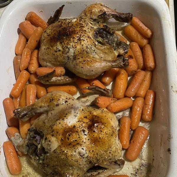 Baked Cornish Game Hens