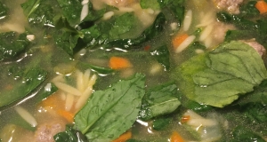 Italian Wedding Soup with Orzo