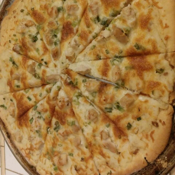 Chicken Alfredo Pizza