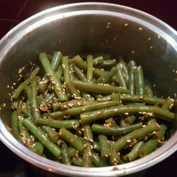 Quick Sesame Green Beans