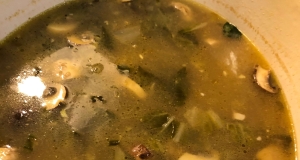 Mushroom Bok Choy Soup
