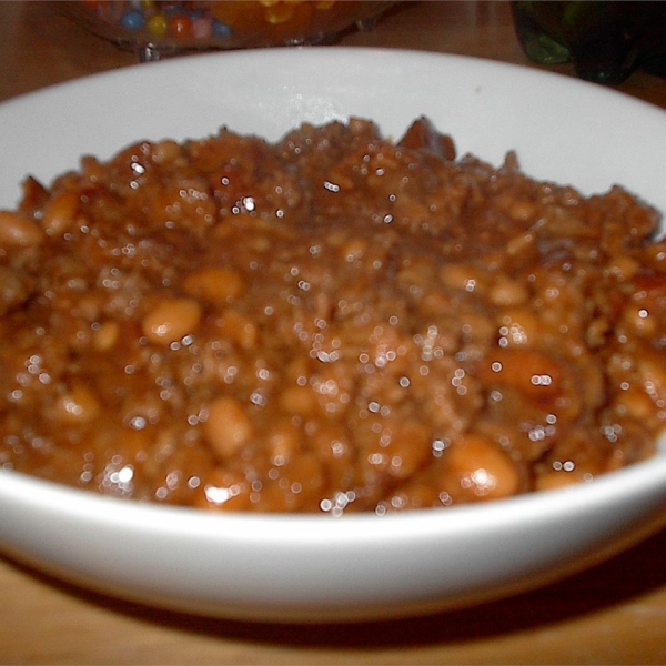 Slow Cooker Bean Casserole AKA Sweet Chili