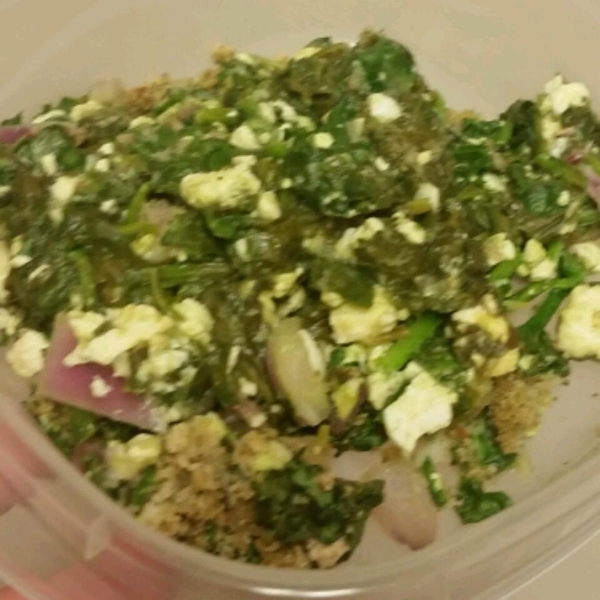Crustless Spinach Pie