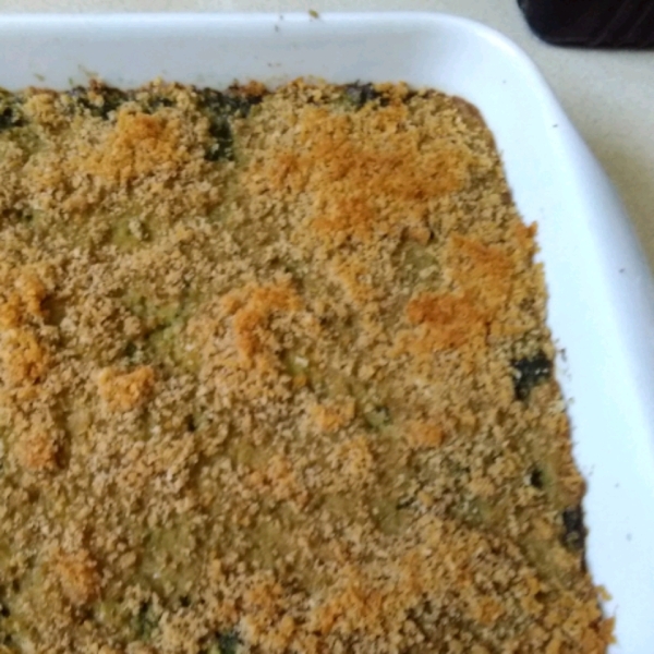 Crustless Spinach Pie