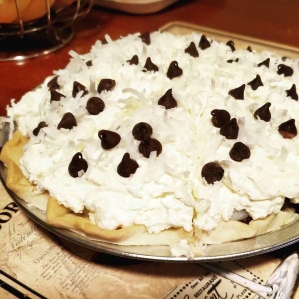 Coconut (Haupia) and Chocolate Pie