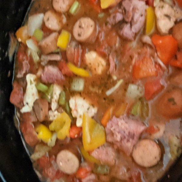 Meaty Slow Cooker Jambalaya