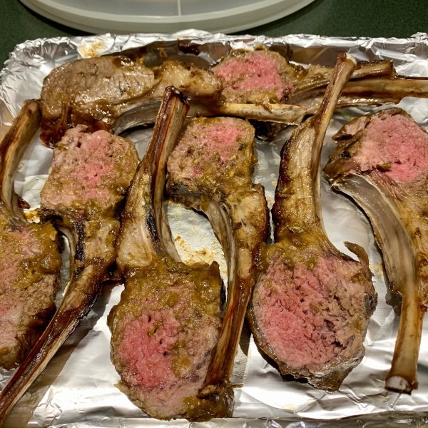 Marinated, Breaded Lamb Chops with Rosemary and Garlic