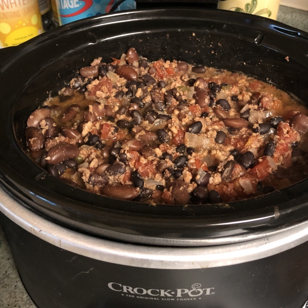 Slow Cooker Turkey Chili