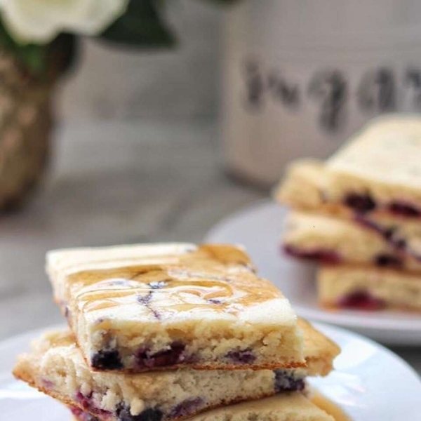 Sheet Pan Blueberry Pancakes