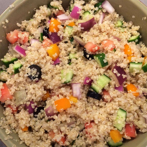 Quinoa Veggie Salad with Zesty Vinaigrette