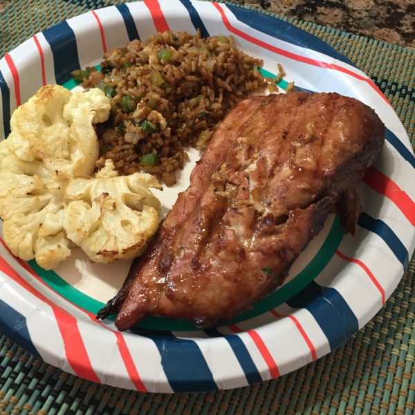 Grilled Tropical Tuna Steaks