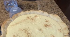 Yummy Eggnog Pie