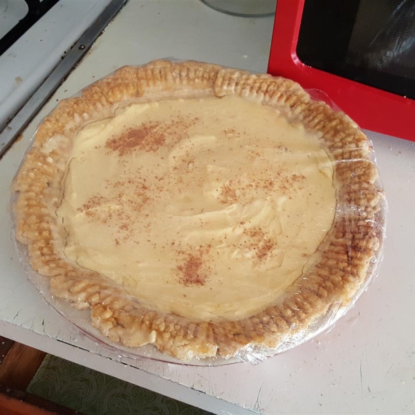 Yummy Eggnog Pie