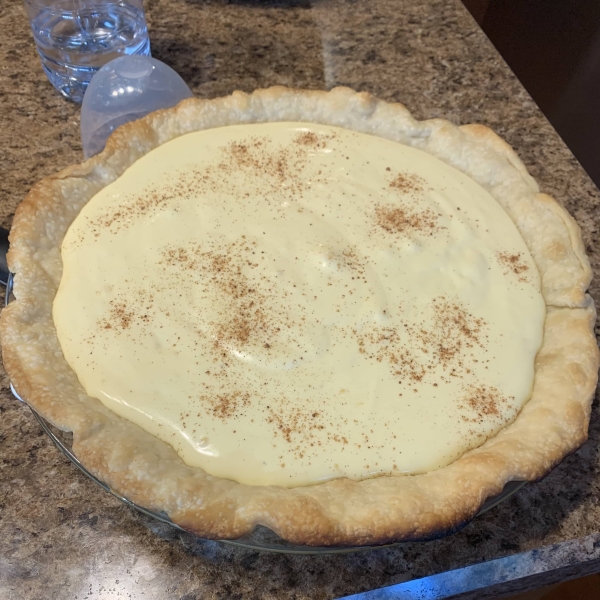 Yummy Eggnog Pie