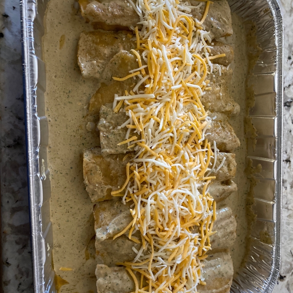 Sour Cream Chicken Enchiladas