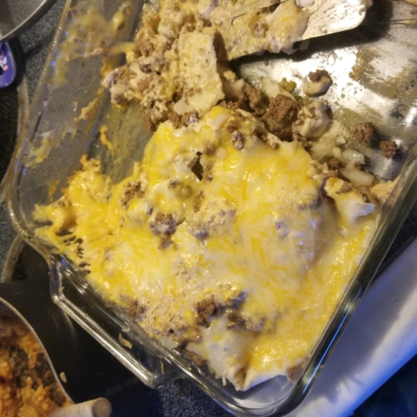 Sour Cream Chicken Enchiladas