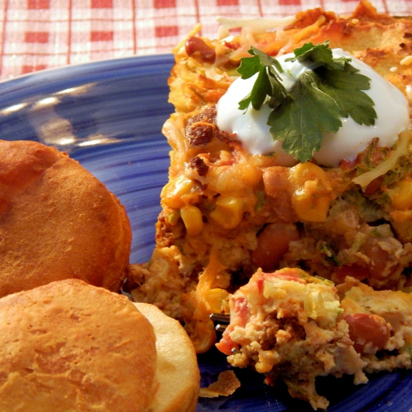 Mexican Fiesta Breakfast Casserole