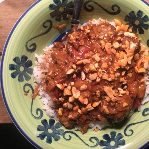 Slow Cooker Thai Peanut Pork