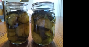 Sweet Chunk Zucchini Pickles