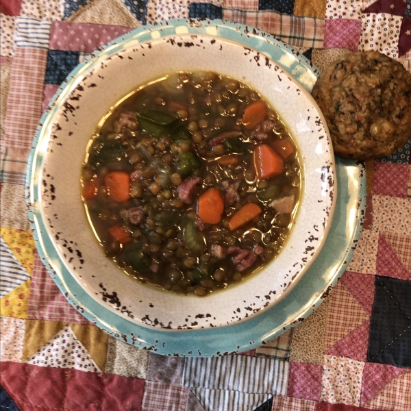 Leslie's Ham Lentil Soup