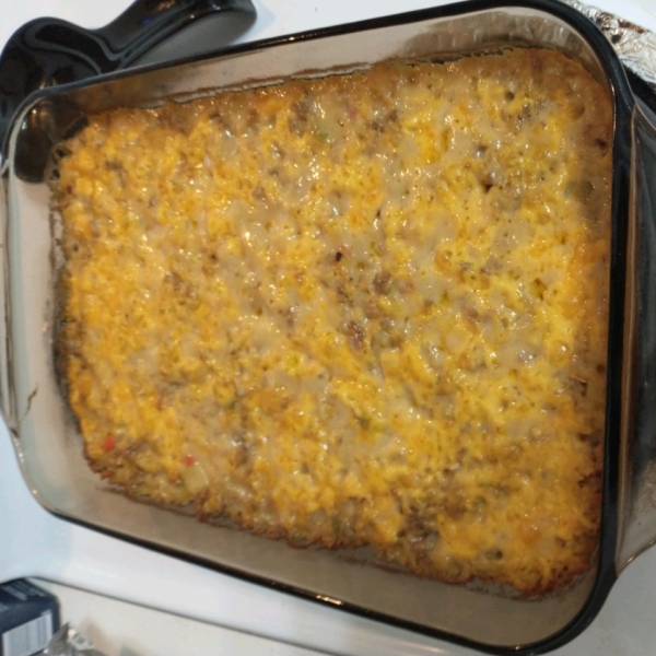 Sausage Hash Brown Bake
