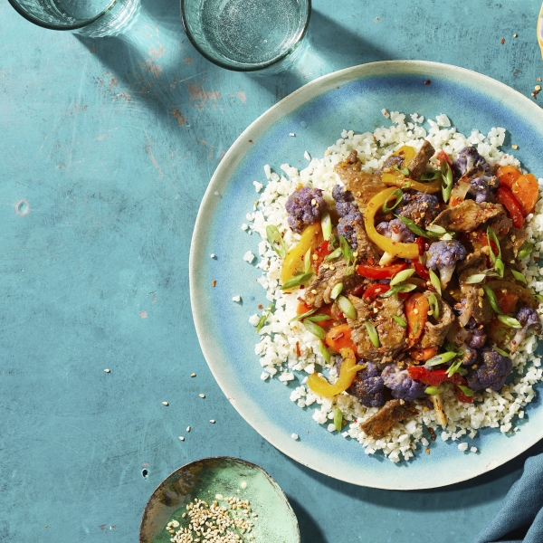 Orange Vegetable Beef Stir-Fry