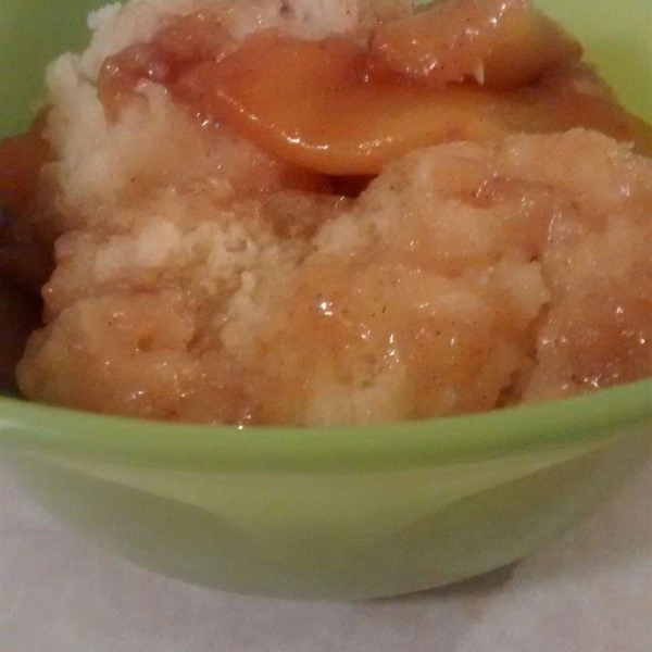 Skillet Peach Dumplings