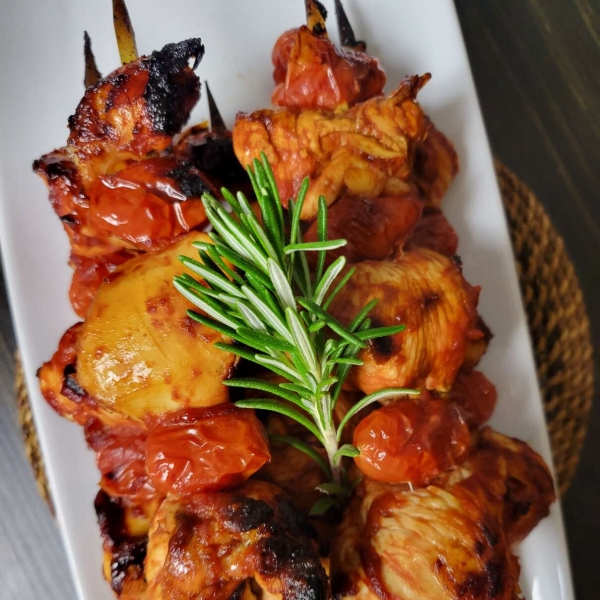 Tomato Chicken Skewers