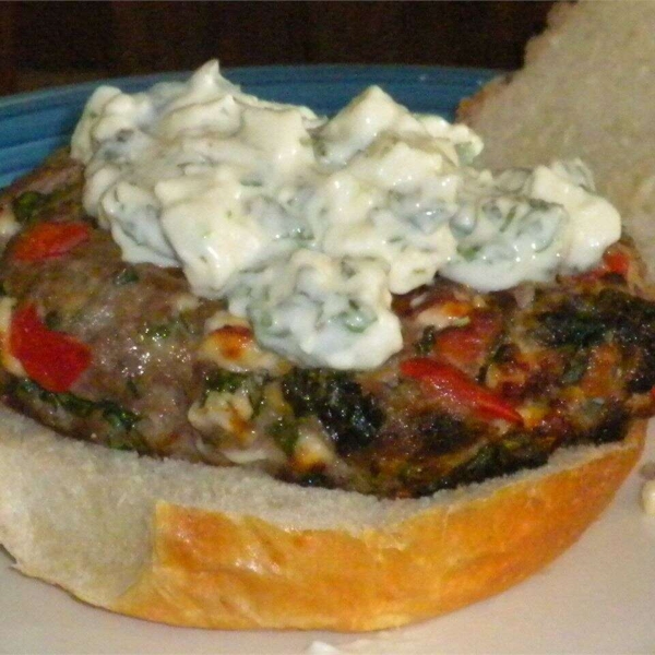 Loaded Greek Burgers