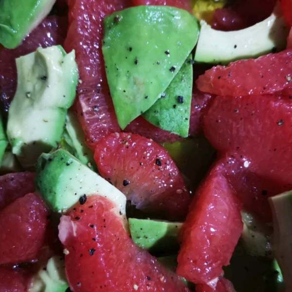 Grapefruit and Avocado Salad