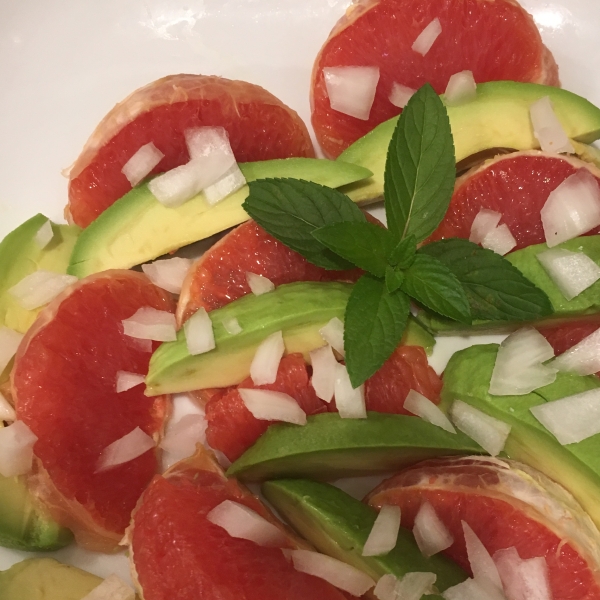 Grapefruit and Avocado Salad