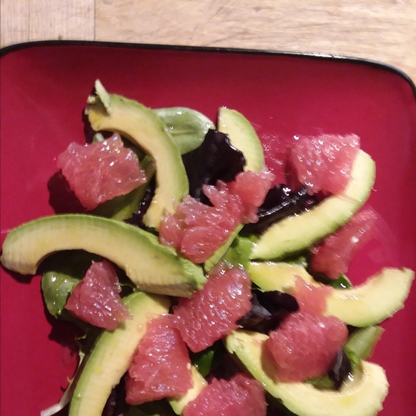 Grapefruit and Avocado Salad