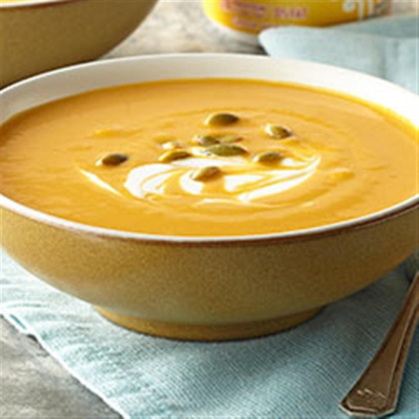 Hearty Pumpkin-White Bean Soup