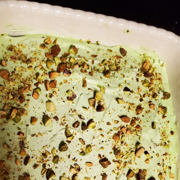 Pistachio Cake with Frosting