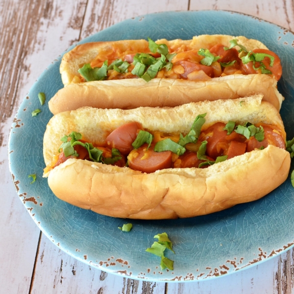 Baked Hot Dog Sandwiches