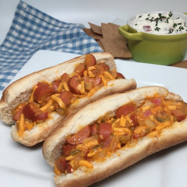 Baked Hot Dog Sandwiches